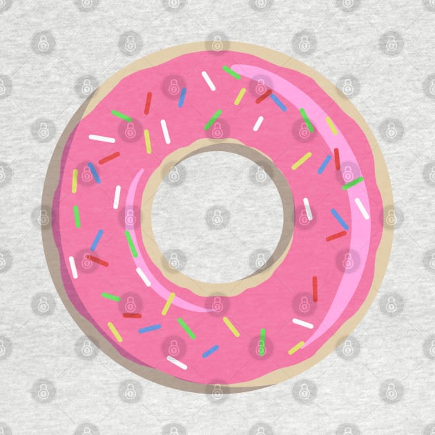 Pink Sprinkle Doughnut by Zeeph